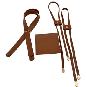 Çanta Aksesuar Siena Model Suni Deri Set