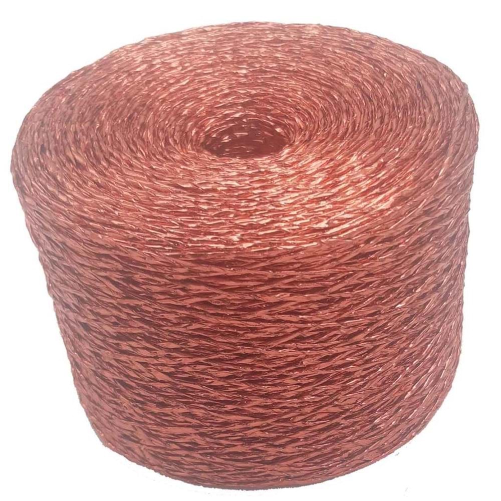 Çanta Aksesuar Özel Sarım Simli Kağıt İp Kırmızı No:27