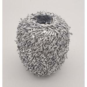 Çanta Aksesuar Confetti Kağıt İp Beyaz Gri Renk