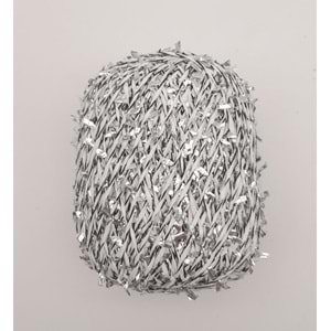 Çanta Aksesuar Confetti Kağıt İp Beyaz Gri Renk