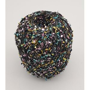 Çanta Aksesuar Confetti Kağıt İp Siyah Renkli