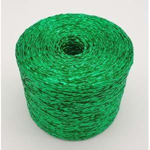 Çanta Aksesuar Özel Sarım Simli Kağıt İp Yeşil Renk