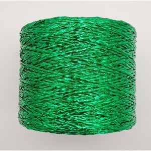 Çanta Aksesuar Özel Sarım Simli Kağıt İp Yeşil Renk