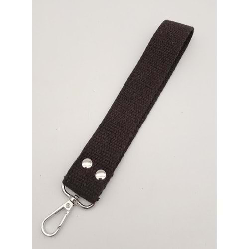 Çanta Aksesuar Kahverengi Pamuklu Kolon Elcik Gümüş Metalli