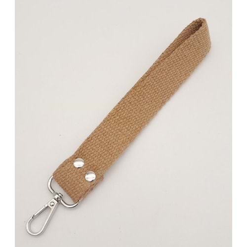 Çanta Aksesuar Sütlü Kahve Pamuklu Kolon Elcik Gümüş Metalli