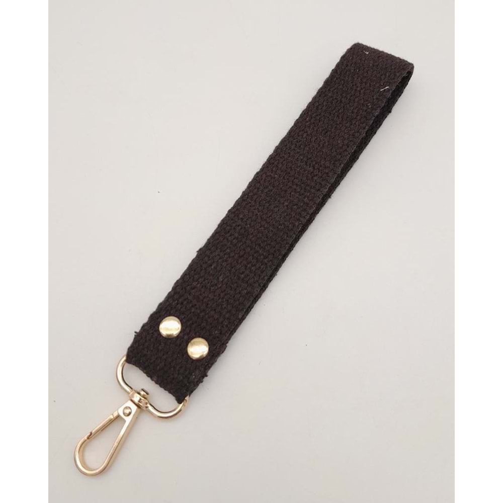 Çanta Aksesuar Kahverengi Pamuklu Kolon Elcik Light Gold Metalli