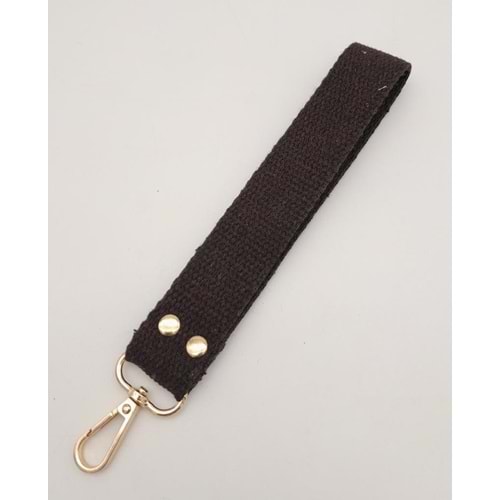 Çanta Aksesuar Kahverengi Pamuklu Kolon Elcik Light Gold Metalli