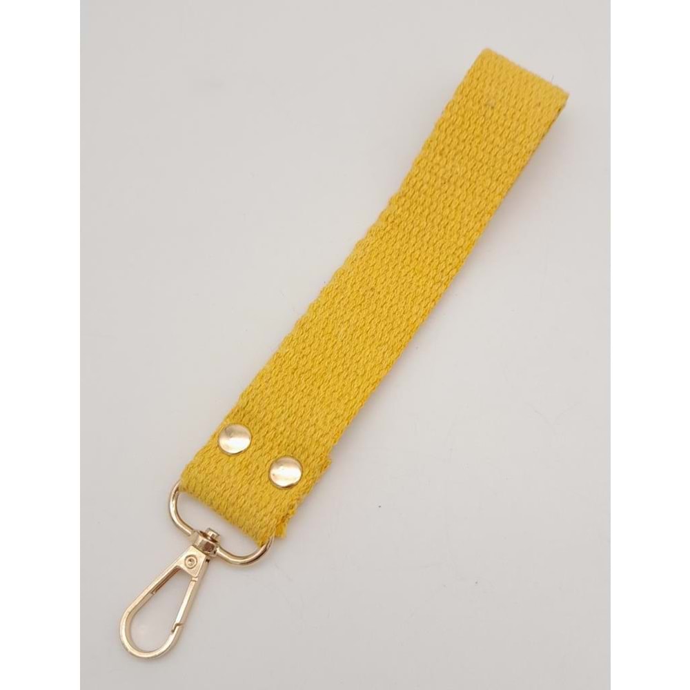 Çanta Aksesuar Hardal Renk Pamuklu Kolon Elcik Light Gold Metalli