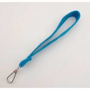 Çanta Aksesuar Turkuaz Pamuklu Kolon Elcik Gümüş Metalli