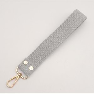 Çanta Aksesuar Açık Gri Pamuklu Kolon Elcik Light Gold Metalli