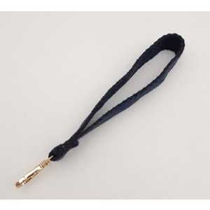 Çanta Aksesuar Lacivert Pamuklu Kolon Elcik Light Gold Metalli