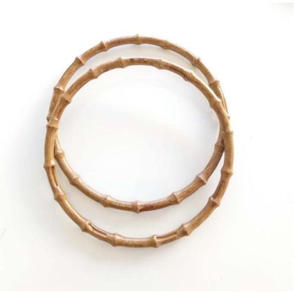 Çanta Aksesuar Bambu Görünümlü Plastik Çanta Sapı B4