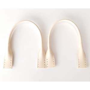 Çanta Aksesuar Suni Deri Pelikan Model Kısa Çanta Sapı Krem