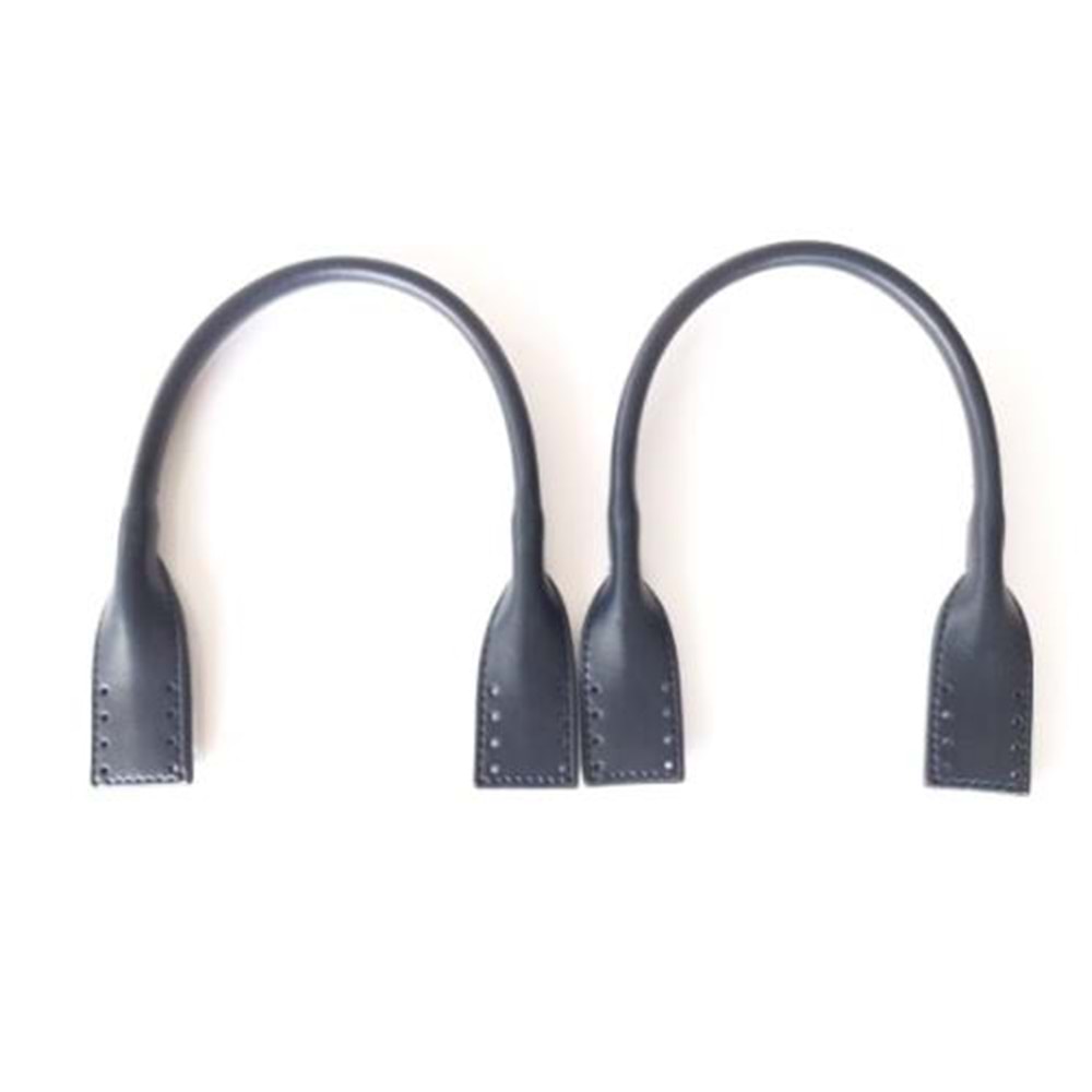 Çanta Aksesuar Suni Deri Pelikan Model Kısa Çanta Sapı Lacivert