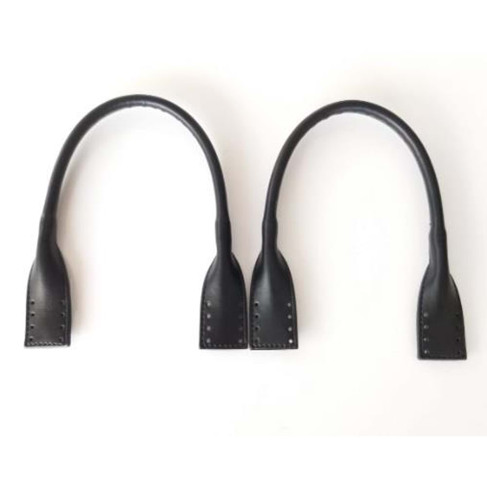 Çanta Aksesuar Suni Deri Pelikan Model Kısa Çanta Sapı Siyah