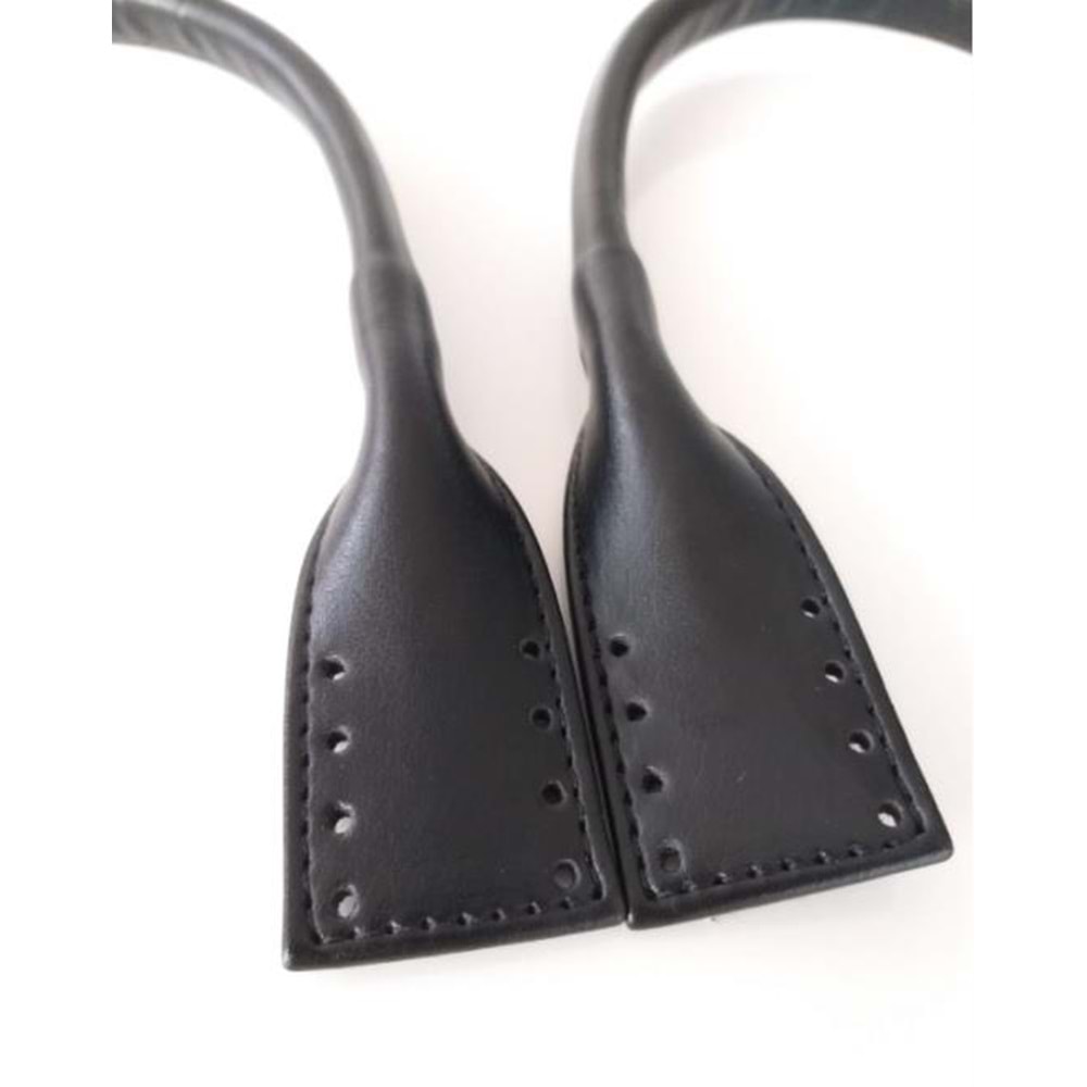 Çanta Aksesuar Suni Deri Pelikan Model Kısa Çanta Sapı Siyah