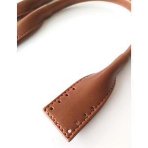 Çanta Aksesuar Suni Deri Pelikan Model Kısa Çanta Sapı Taba