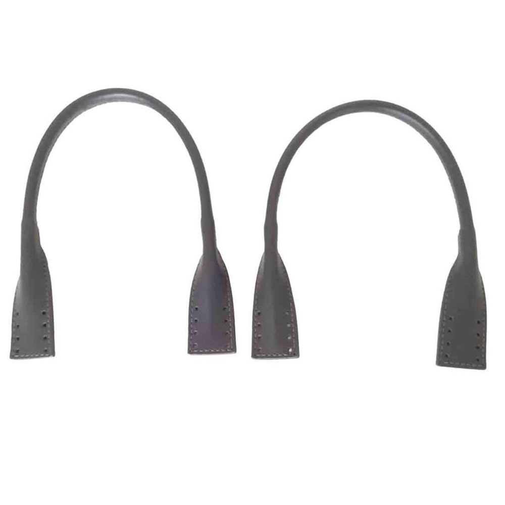 Çanta Aksesuar Suni Deri Pelikan Model Kısa Çanta Sapı Gri