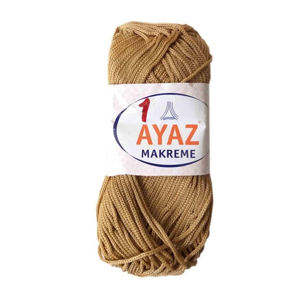 Çanta Aksesuar 100 Gram Polyester Makrome No:1 Sütlü Kahve