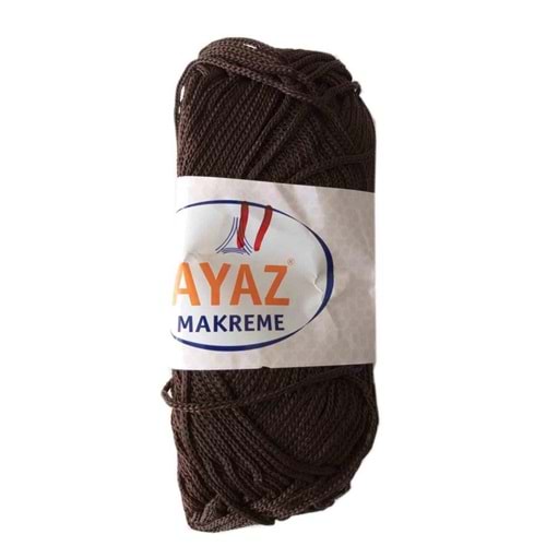 Çanta Aksesuar 100 Gram Polyester Makrome No:11 Koyu Kahve