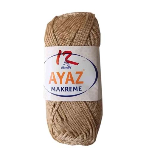 Çanta Aksesuar 100 Gram Polyester Makrome No:12 Açık Vizon