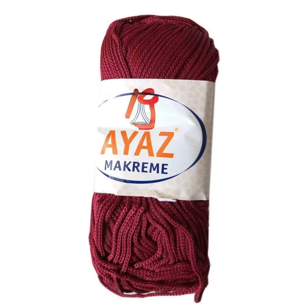 Çanta Aksesuar 100 Gram Polyester Makrome No:19 Bordo