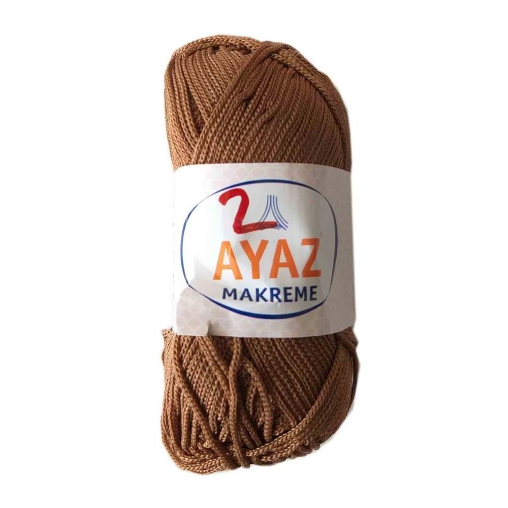 Çanta Aksesuar 100 Gram Polyester Makrome No:2 Kahve