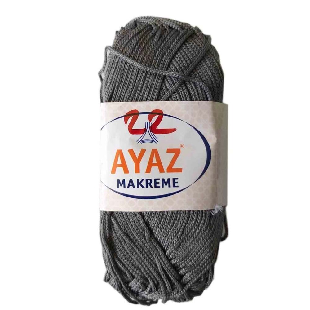 Çanta Aksesuar 100 Gram Polyester Makrome No:22 Koyu Gri
