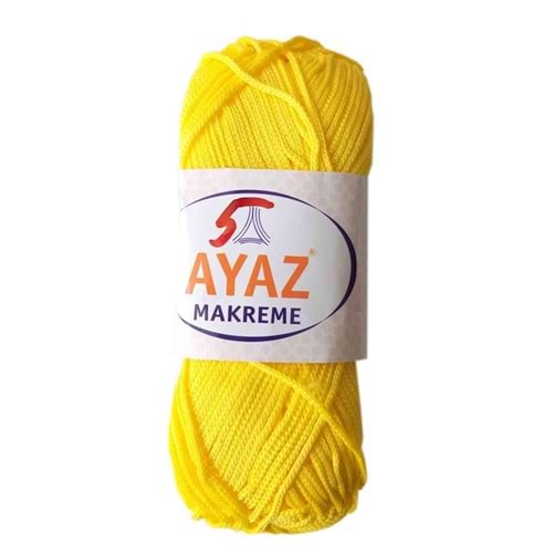 Çanta Aksesuar 100 Gram Polyester Makrome No:5 Sarı