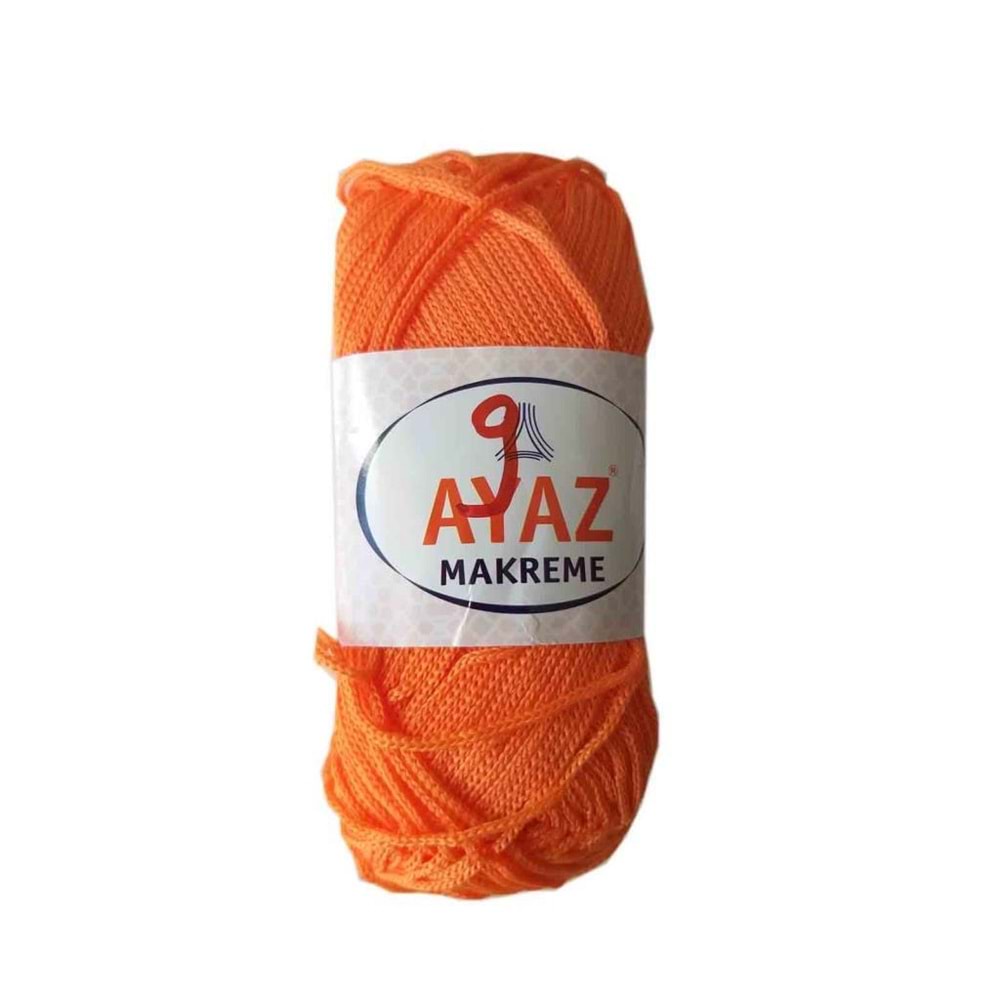 Çanta Aksesuar 100 Gram Polyester Makrome No:9 Turuncu