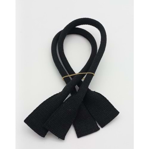 Çanta Aksesuar Pamuklu Kolon Pelikan Model Siyah Renk Çanta Sapı