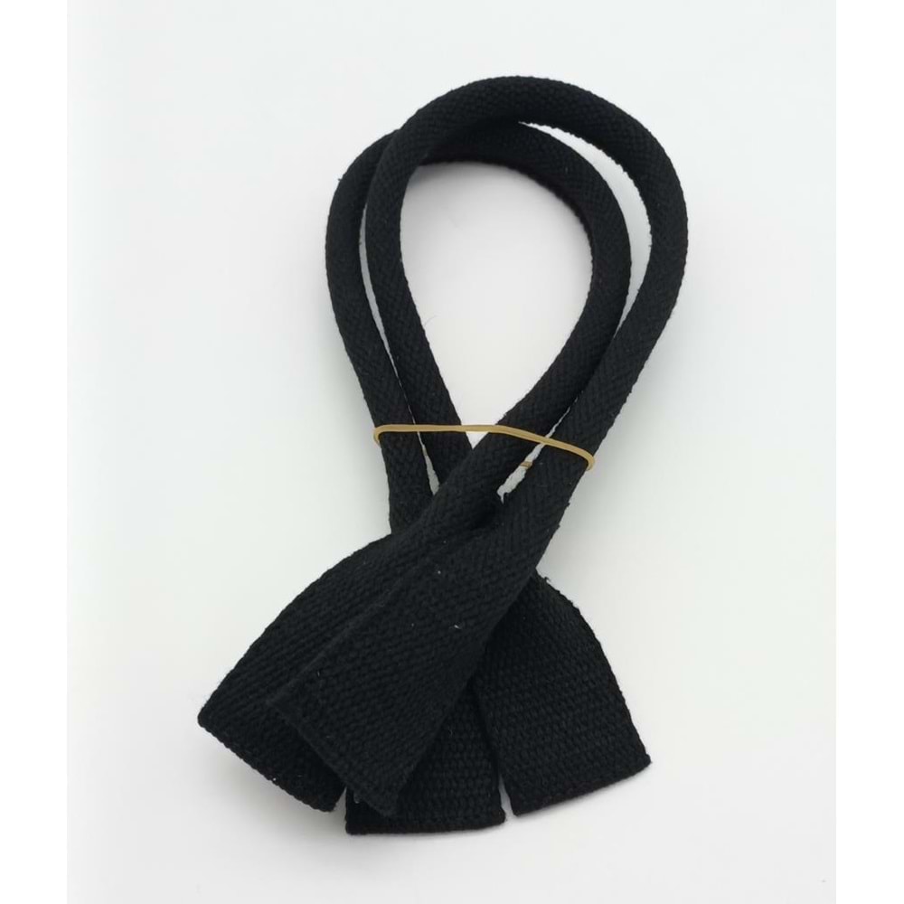 Çanta Aksesuar Pamuklu Kolon Pelikan Model Siyah Renk Çanta Sapı