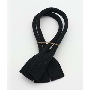 Çanta Aksesuar Pamuklu Kolon Pelikan Model Siyah Renk Çanta Sapı