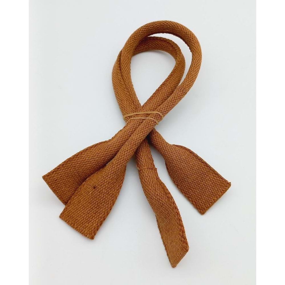 Çanta Aksesuar Pamuklu Kolon Pelikan Model Taba Renk Çanta Sapı