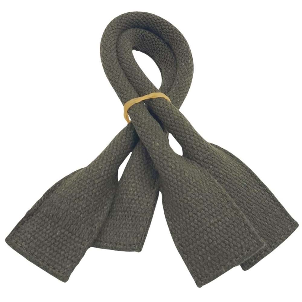 Çanta Aksesuar Pamuklu Kolon Kısa Pelikan Model Haki Renk Çanta Sapı