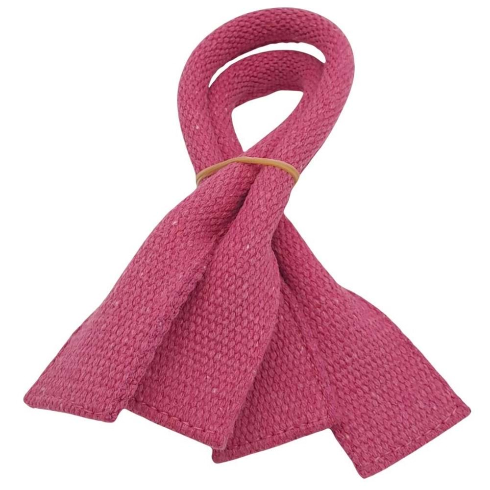 Çanta Aksesuar Pamuklu Kolon Kısa Pelikan Model Fuşya Renk Çanta Sapı