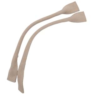 Çanta Aksesuar Pamuklu Kolon Kısa Pelikan Model Bej Renk Çanta Sapı