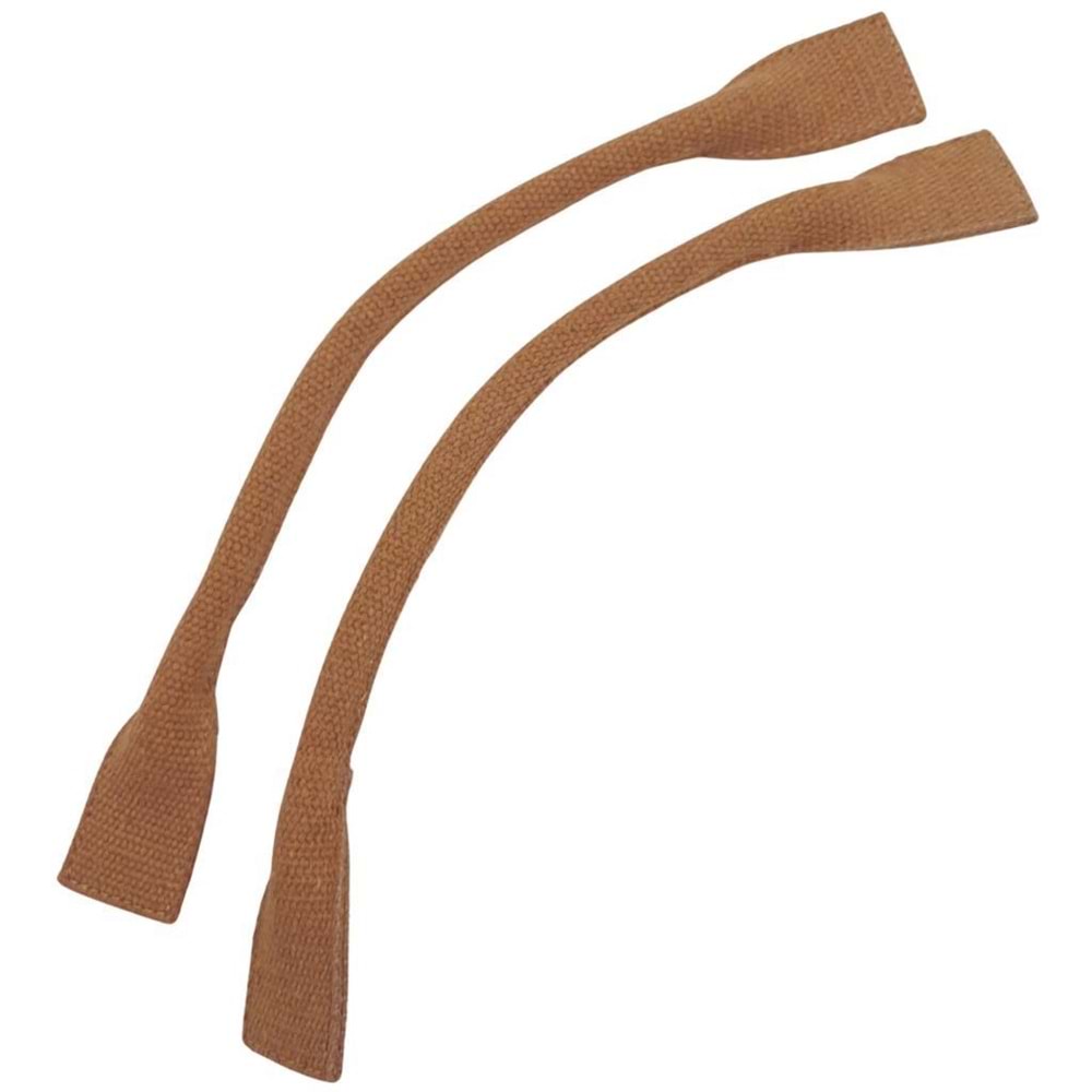 Çanta Aksesuar Pamuklu Kolon Kısa Pelikan Model Taba Renk Çanta Sapı