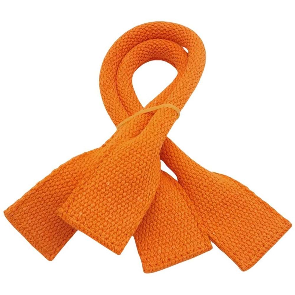 Çanta Aksesuar Pamuklu Kolon Kısa Pelikan Model Turuncu Renk Çanta Sapı