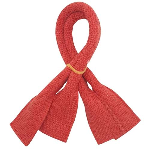 Çanta Aksesuar Pamuklu Kolon Kısa Pelikan Model Kırmızı Renk Çanta Sapı