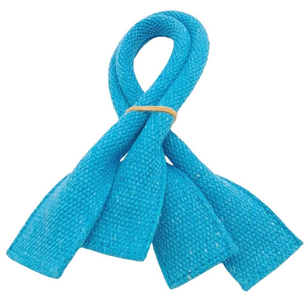 Çanta Aksesuar Pamuklu Kolon Kısa Pelikan Model Mavi Renk Çanta Sapı