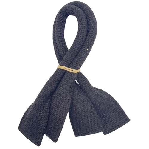 Çanta Aksesuar Pamuklu Kolon Kısa Pelikan Model Siyah Renk Çanta Sapı