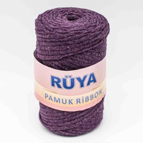 Çanta Aksesuar Mor Renk Pamuk Ribbon No:5