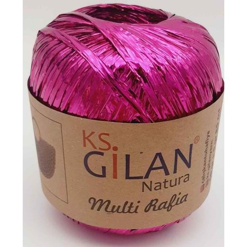 Çanta Aksesuar Parlak Rafya Fuşya Renk No:4