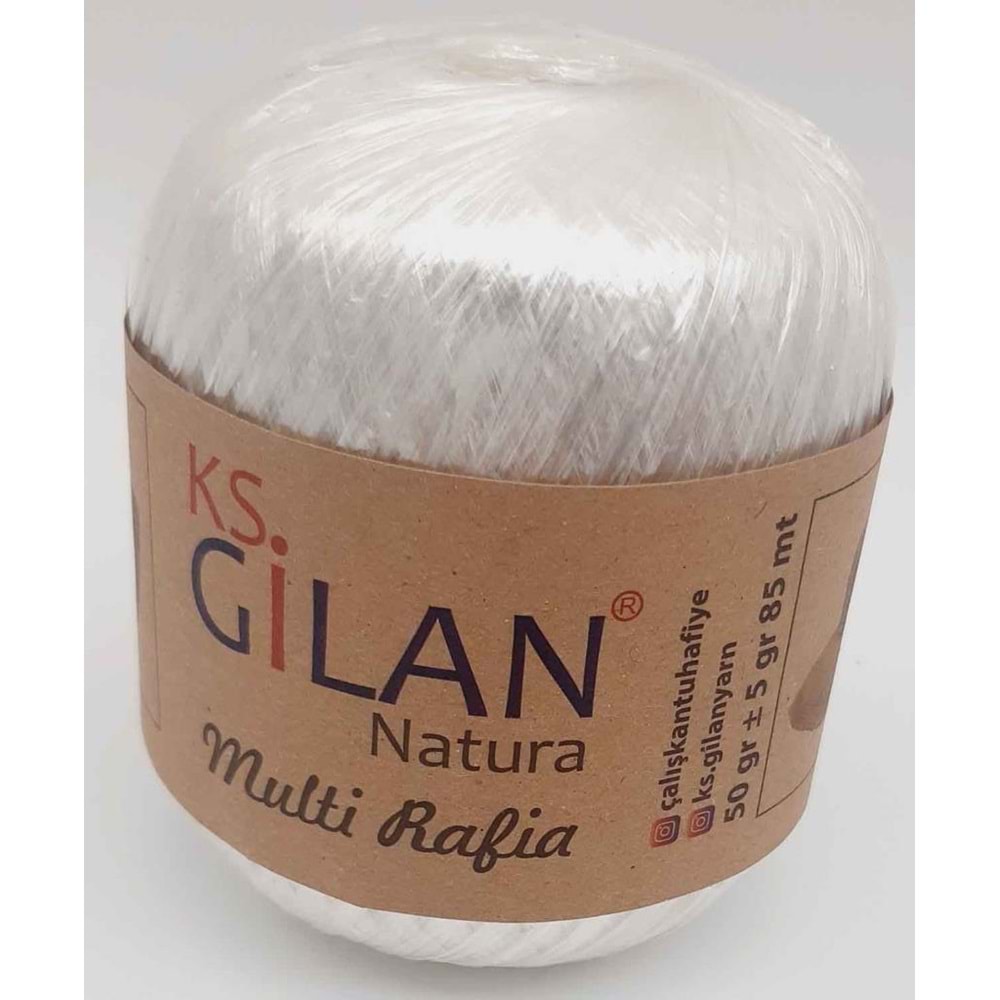 Çanta Aksesuar Parlak Rafya Beyaz Renk No:5