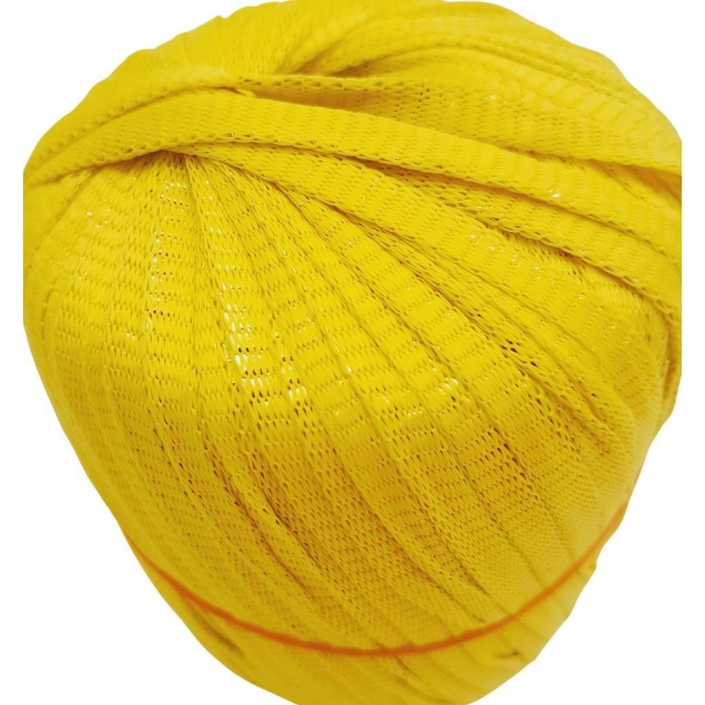 Çanta Aksesuar Pelur Lurex Simli Ribbon İp Sarı Renk