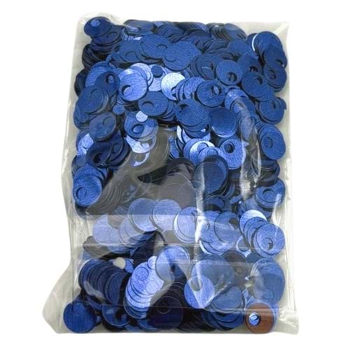Çanta Aksesuar Saks Mavi Renk 1 Cm Pul 40 Gr