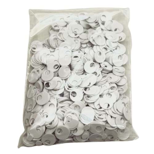 Çanta Aksesuar Beyaz Renk 1 Cm Pul 40 Gr