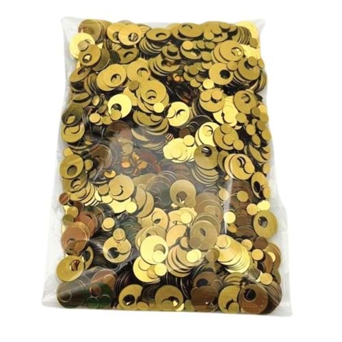 Çanta Aksesuar Gold Renk 1 Cm Pul 40 Gr
