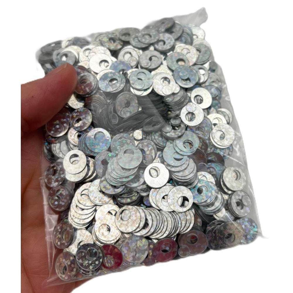 Çanta Aksesuar Desenli Gri Renk 1 Cm Pul 40 Gr